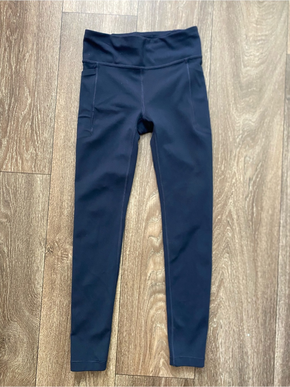 Girls' Navy Athleta Active Leggings with Side Pocket